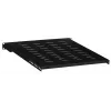 Stovo lentyna LANBERG AK-1005-B — 1U 19 colių stovo lentyna, 500 mm gylis, 482,6×45 mm, juoda, 25 kg talpa