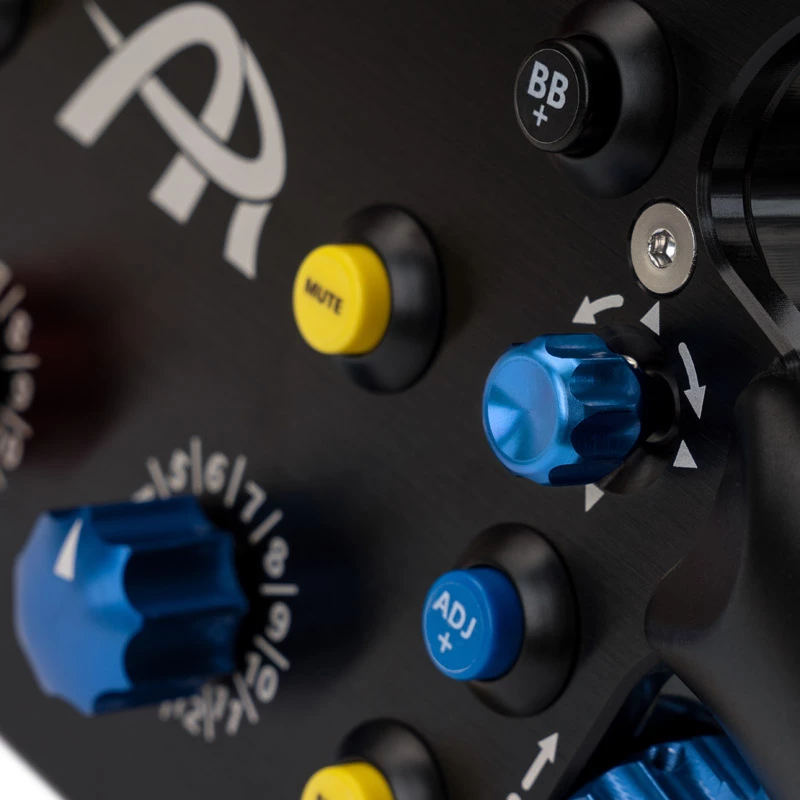 Lenktyninis vairas Ascher Racing F64-USB V3 — ergonomiškas drugelio formos dizainas, USB jungtis