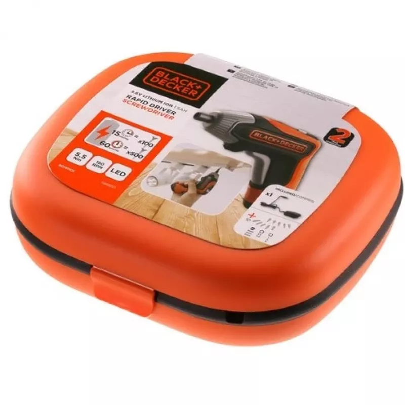 Atsuktuvas Juoda & Decker BCF611CK-QW 180 aps./min., 5,5 N⋅m, 3,6 V