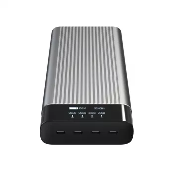 HYPER HJ245B išorinė baterija 27000 mAh sidabrinė