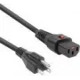 ACT maitinimo laidas JAV kištukas - C13 IEC Lock juodas 2 m PC1063 120 V 10 A