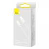 Baseus Dynamic laidas USB į Lightning, 2,4 A, 2 m (baltas)