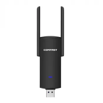 “WiFi” USB adapteris Comfast CF-924AC-V2 1300Mbps dviejų dažnių 2.4GHz/5GHz
