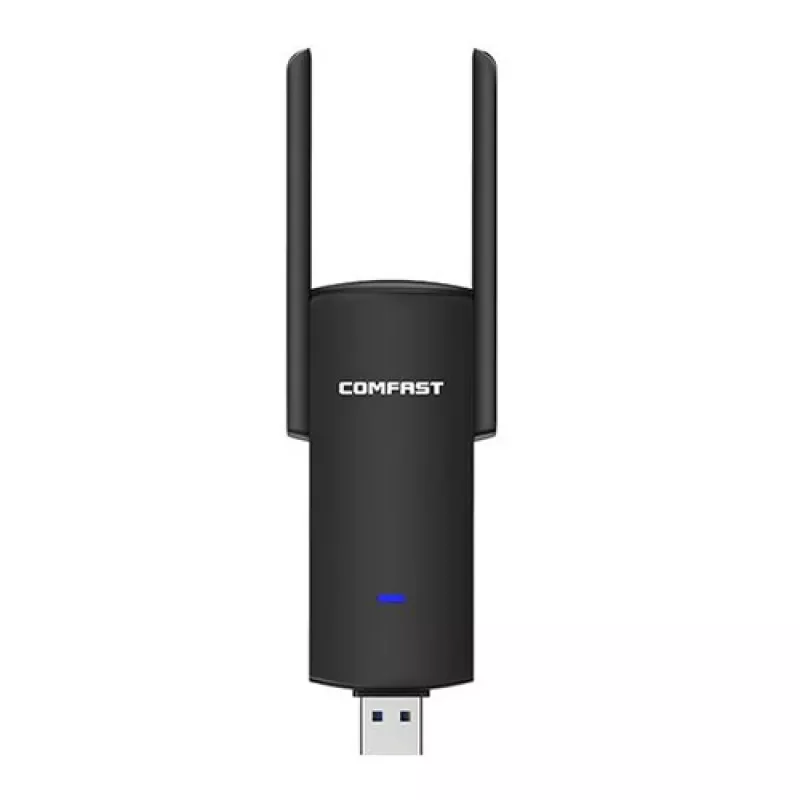 “WiFi” USB adapteris Comfast CF-924AC-V2 1300Mbps dviejų dažnių 2.4GHz/5GHz