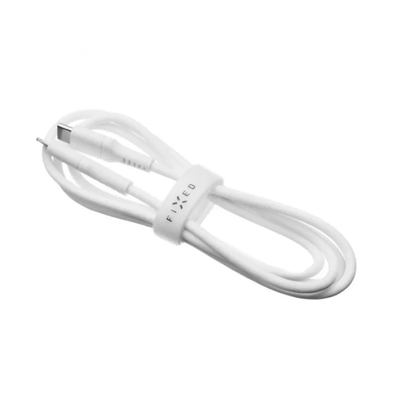 USB-C į USB-C fiksuotas kabelis FIXED FIXDLS-CC2-WH, 2 m, 60 W