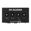 Garso sąsaja M-Audio M-Track Duo — USB 2 į/2 iš, 16 bitų/48 kHz, 1x XLR/TS kombinuotas, 1x instrumento įvestis, fantominis 48 V