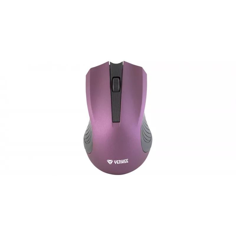2.4 GHz optinė simetrinė belaidė pelė, 3 mygtukai, violetinė