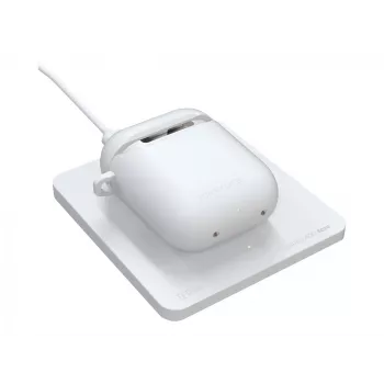 Laidinio įkrovimo stotelė Terratec ADD Base balta USB belaidis įkrovimas patalpoms