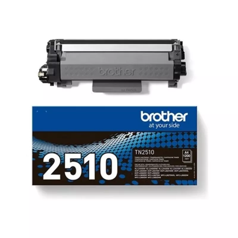 Dažų kasetė Brother TN-2510 2500 puslapių Juoda