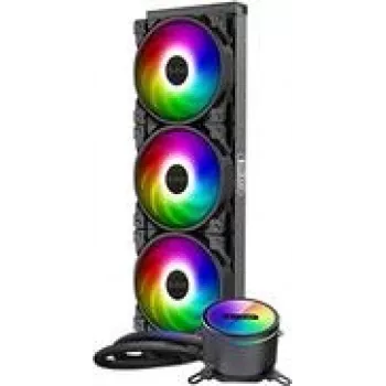 AIO skysčio CPU aušintuvas PCCOOLER GI-CX360 360 mm radiatorius, 2000 RPM siurblys / ventiliatoriai