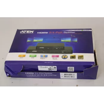 HDMI skirstytuvas Incase 4 prievadų HDMI skirstytuvas Aten VS184A 4K – 4 išvestys, 4K palaikymas