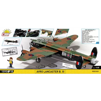 Blocks Avro Lancaster B.III 1595 blokeliai