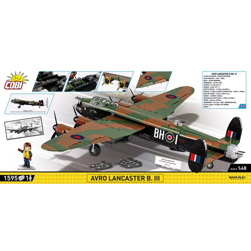 Blocks Avro Lancaster B.III 1595 blokeliai