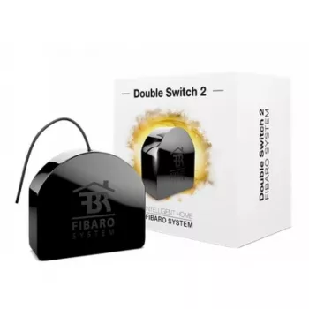 Elektrinė relė Fibaro FIBEFGS-223 juoda — 230 V kintamoji srovė, 10 A, IP20, 42×38×20 mm