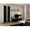 Cama uždara Spintelė VIGO '180' 180/40/30 baltas/juodas blizgus