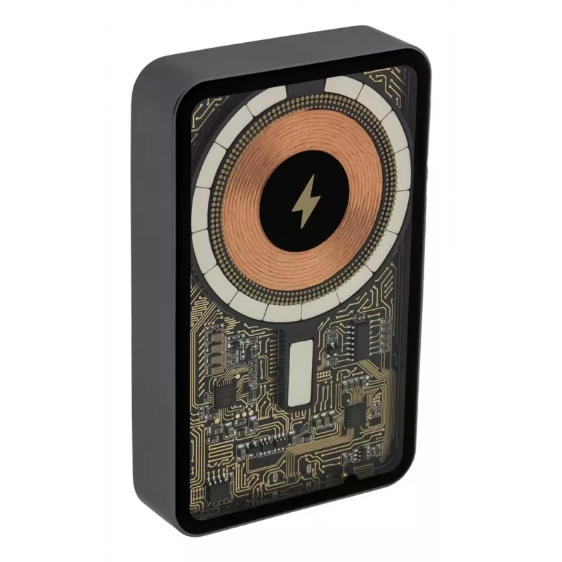 Nešiojama išorinė baterija PATONA 9992, 10000 mAh, LiPo 38,5 Wh, USB‑C PD 20 W, 2 išėjimai, 12 V/3 A įėjimas/išėjimas, juoda