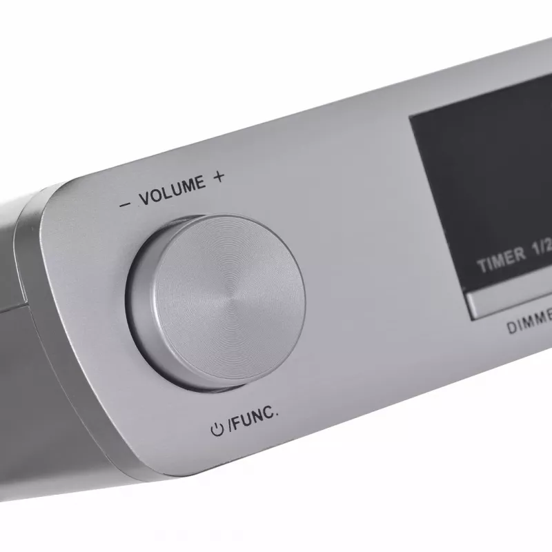 Virtuvės radijas BLAUPUNKT KR14BT su Bluetooth, FM, LED ekranu, 2x0,8W, maitinamas iš tinklo / baterijomis, pilkas