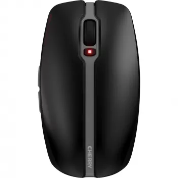 CHERRY Stream Desktop Recharge klaviatūra su pele, universali, RF belaidė, AZERTY, belgiška, juoda