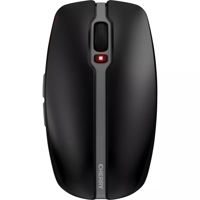 CHERRY Stream Desktop Recharge klaviatūra su pele, universali, RF belaidė, AZERTY, belgiška, juoda