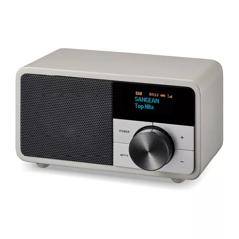 Stalinis radijas Sangean DDR-7 Glacier Sidabrinė su skaitmeniniu imtuvu ir Bluetooth