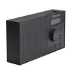 Radijas DENVER DAB-51B — kompaktiškas skaitmeninis DAB+/FM/AM radijas, juodas