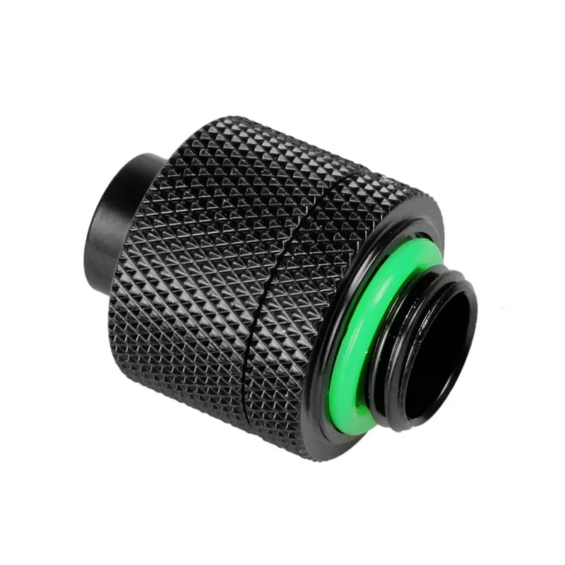 Suspaudimo jungtis Bitspower G1/4 colio išorinis sriegis tiesi, 16/11 mm – juoda matinė