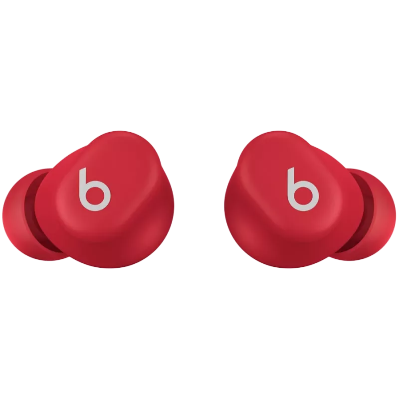 Beats Solo Buds – Tikri belaidžiai ausinukai – Skaidriai raudoni, modelis A3151 A3150 A3152