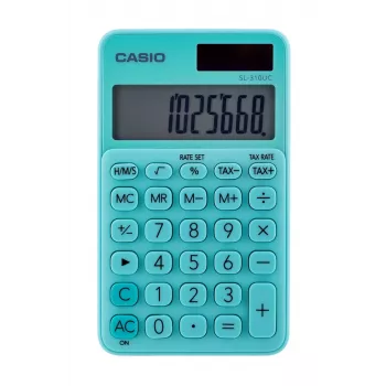 Casio kišeninis skaičiuotuvas SL-310UC-GN žalias