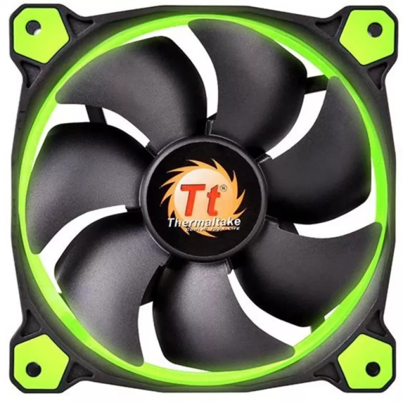 Ventiliatorius Thermaltake Riing 14 CL-F039-PL14GR-A 14 cm juodas žalias
