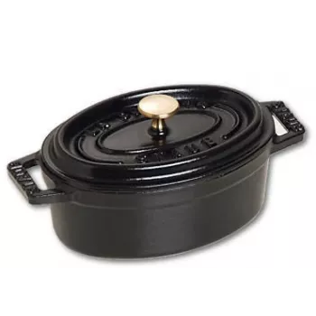 Staub Minis ketaus vieno porcijos keptuvė – juoda, 800 g