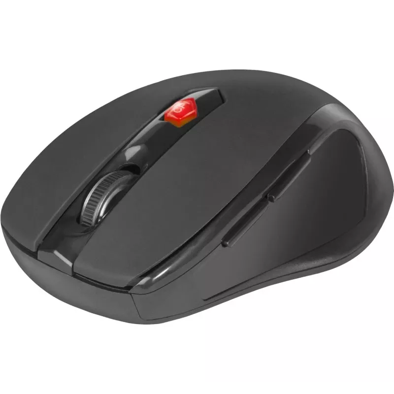 Belaidė RF optinė dešiniarankė pelė DEFENDER ULTRA MM-315 — 1600 DPI, 6 mygtukai, USB imtuvas, juoda