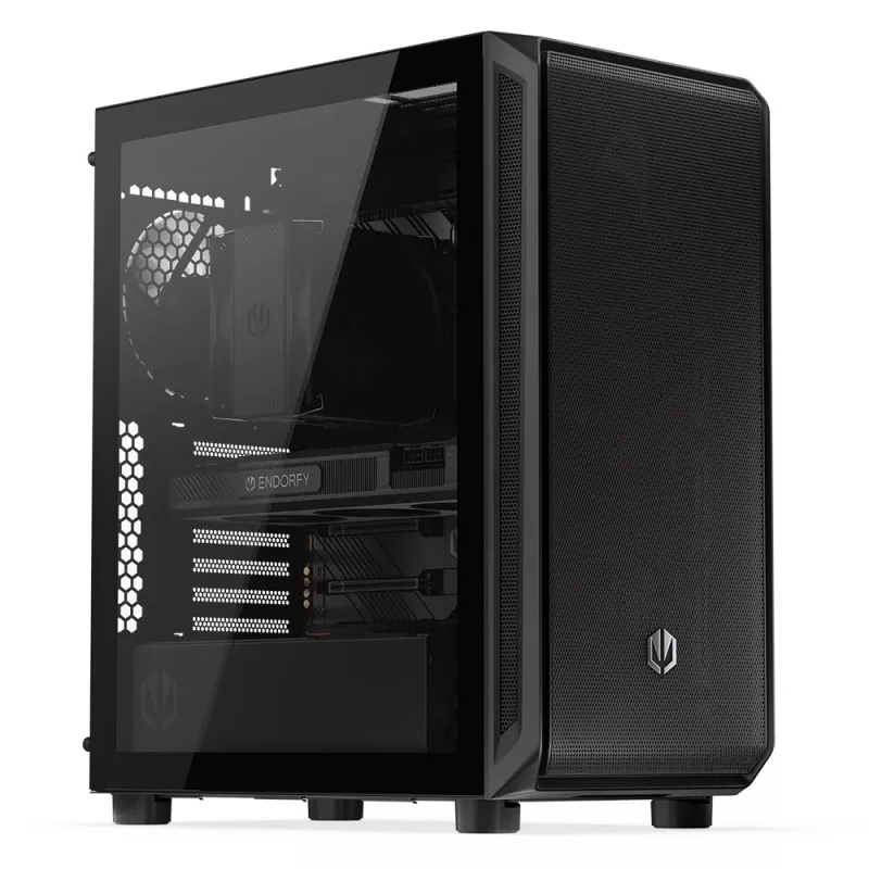Endorfy Arx 500 Air ATX Mid Tower kompiuterio korpusas su grūdintu stiklu