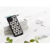 Telefono dėklas iKins, skirtas iPhone 11 Pro — juodos piramidės dizainas