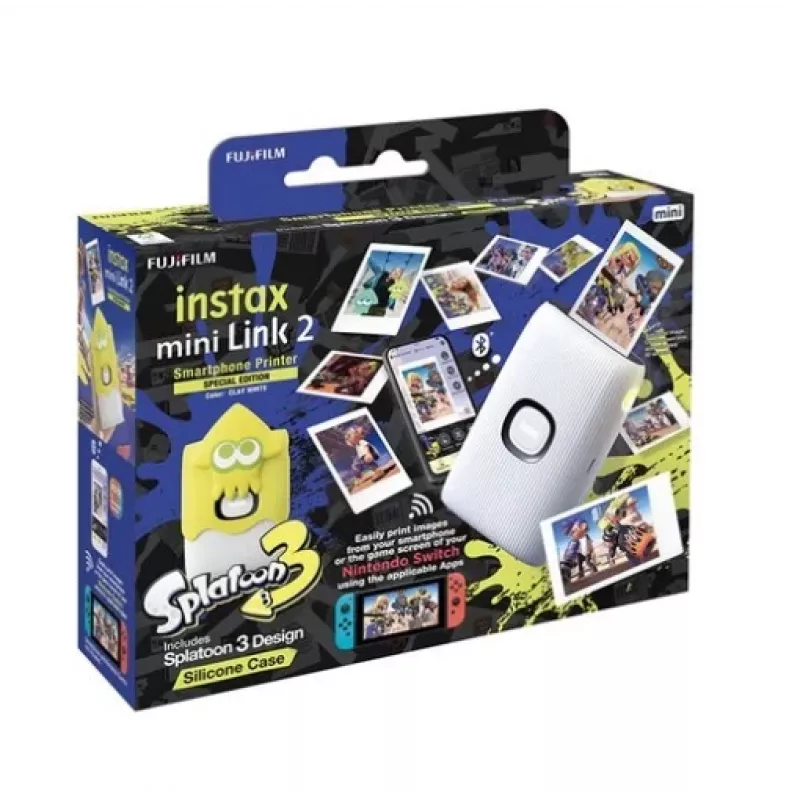 Spausdintuvas, Fujifilm, Instax Mini Link 2 Special Edition Nintendo, terminis, Clay White