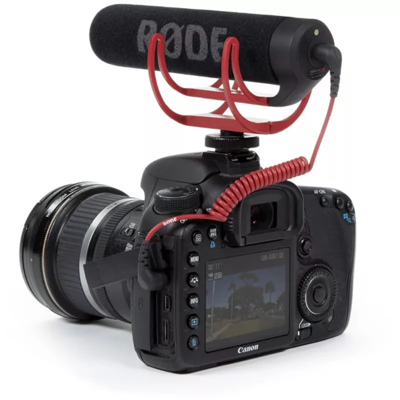 VideoMic GO, mikrofonas juodas/raudonas