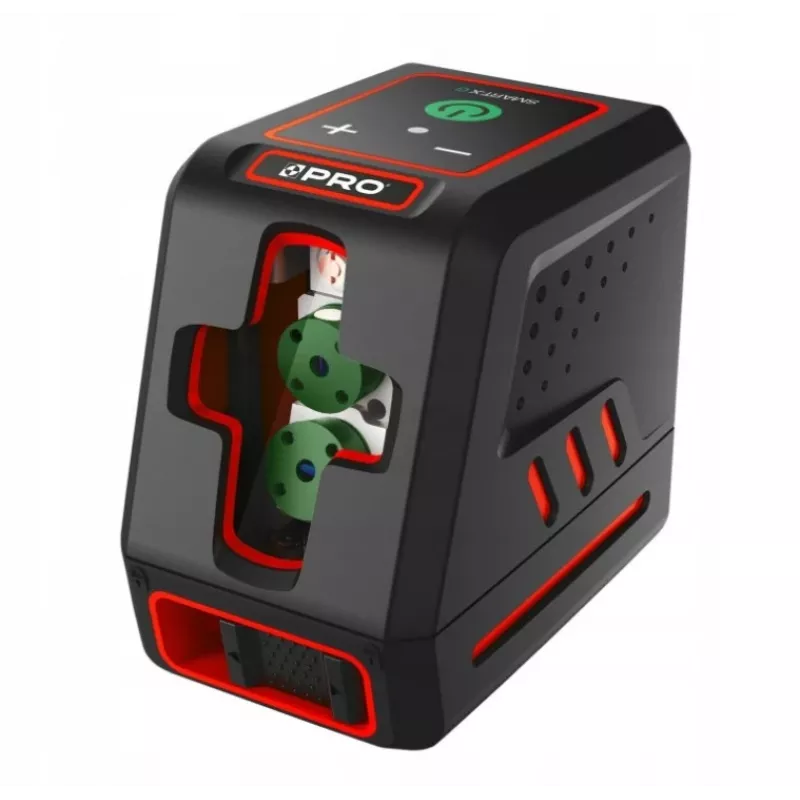 Kryžminis linijinis lazeris PRO SMART-XG GREEN by PRO — žalias lazerinis kryžminis nivelyras