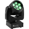 Moving Head Wash EUROLITE TMH-W63 LED Zoom 63W — profesionalus plovimo šviestuvas su priartinimu ir 63W LED