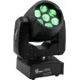 Moving Head Wash EUROLITE TMH-W63 LED Zoom 63W — profesionalus plovimo šviestuvas su priartinimu ir 63W LED