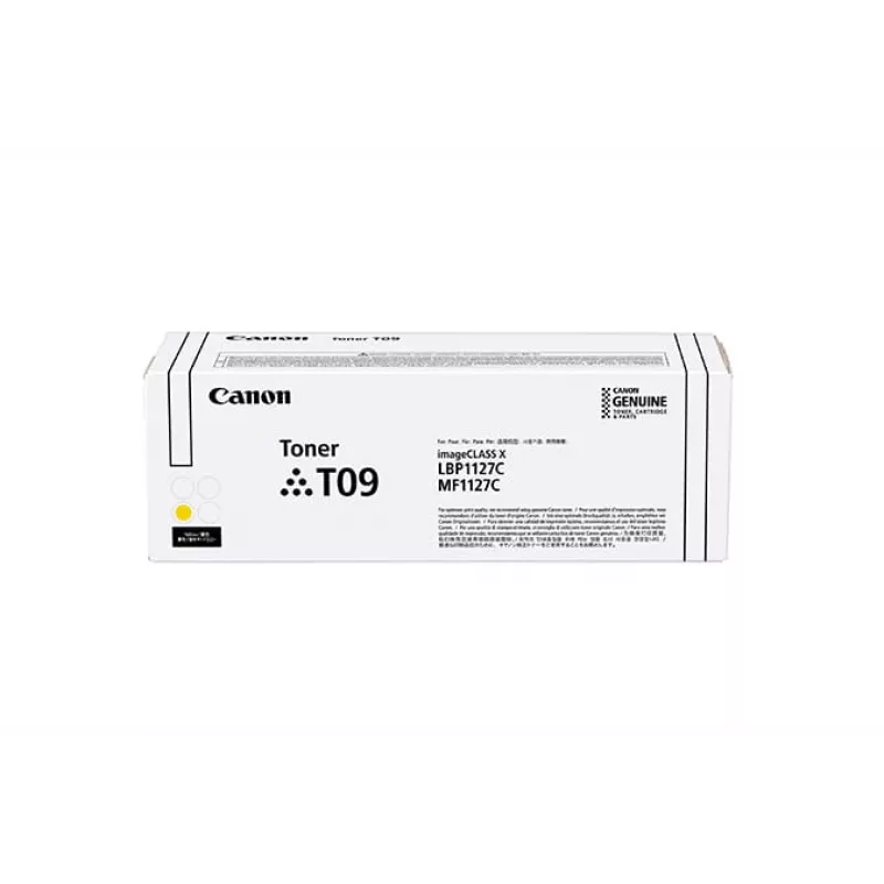 Canon TONER T09 Y tonerio kasetė 1 vnt. Originalius Geltona