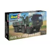 Plastikinis modelio rinkinys REVELL Man 10T Milgl 8x8 sunkvežimis masteliu 1/35