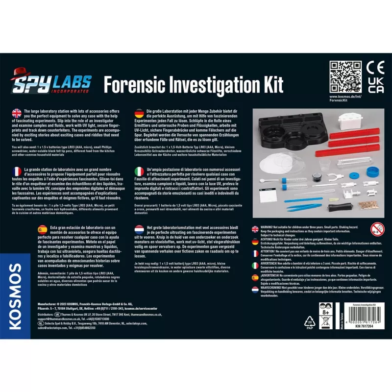 Spy Labs Incorporated Forensic Investigation Kit, Detektiv-Sets international version
