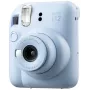 Fujifilm Instax Mini 12 mėlyna momentinė kamera – 86 x 54 mm nuotraukos, 60 mm židinio nuotolis, elektroninė sklendė