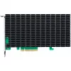 HighPoint magistralės adapteris Rocket 1204 PCI-Ex8v3 - 4x M.2 NVMe - NVMe - PCI-Express