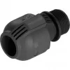 Sprinklersystem jungtis 25 mm > 1, juoda jungtis/pilka
