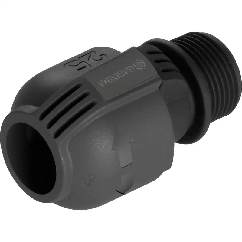 Sprinklersystem jungtis 25 mm > 1, juoda jungtis/pilka