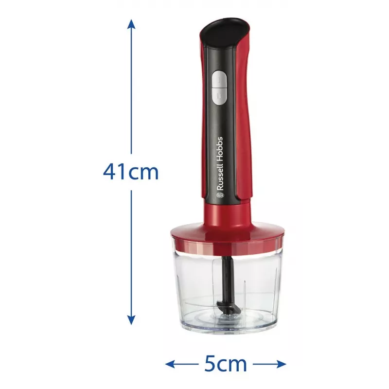 Russell Hobbs 27140-56 trintuvas 1 L Nešiojamas trintuvas 500 W Juoda, Raudona, Skaidri