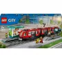 LEGO City city tram and station role play building set for children with toy Tram gift for boys and girls from 7 years who love vehicles