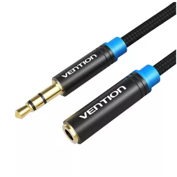 Garso kabelis Vention 3,5 mm kištukas–lizdas VAB-B06-B500-M 5 m juodas