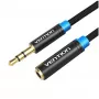 Garso kabelis Vention 3,5 mm kištukas–lizdas VAB-B06-B500-M 5 m juodas