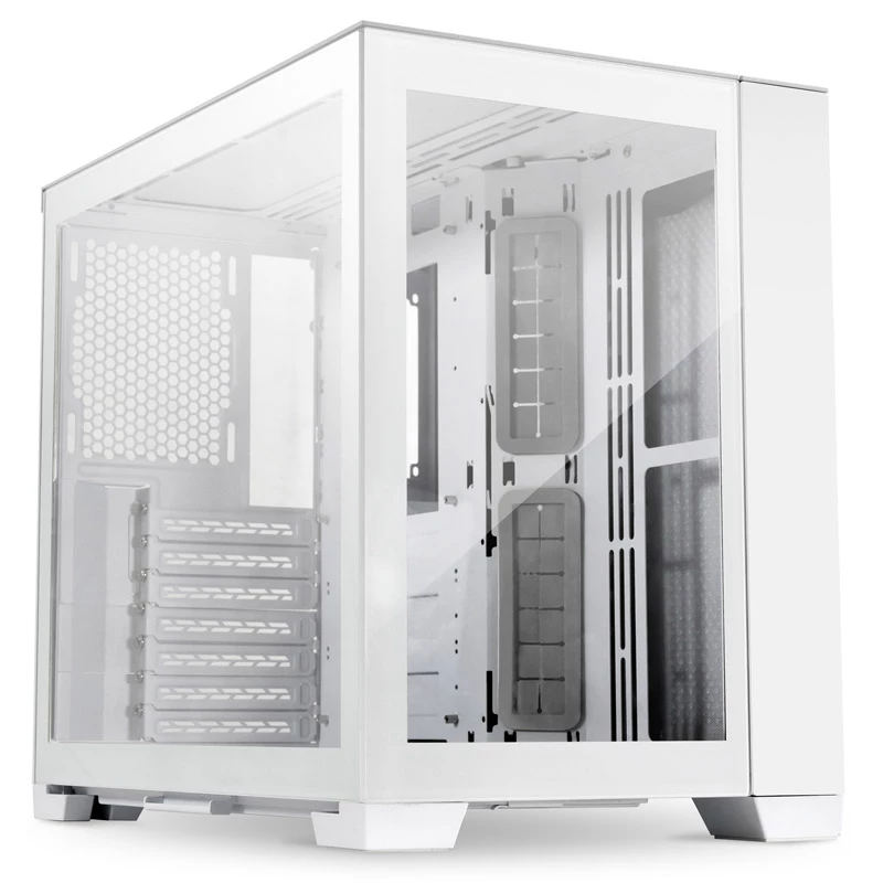 PC korpusas Lian Li O11D Mini-S Mini Tower baltas (suderinamas su SFX/SFX-L maitinimo šaltiniu)